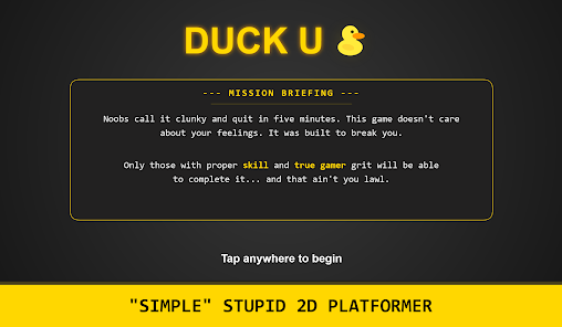 Duck U: Simple Stupid Rage Screenshot1