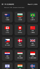 FX Europe — Currency Converter Screenshot3