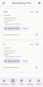 GhostWriter Pro Screenshot2