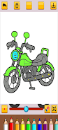 Ninja Motorcycle Coloring Screenshot5