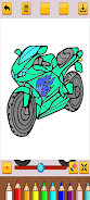 Ninja Motorcycle Coloring Screenshot4