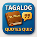 Tagalog Dictionary Quotes Quiz Apk