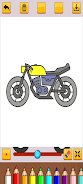 Ninja Motorcycle Coloring Screenshot7