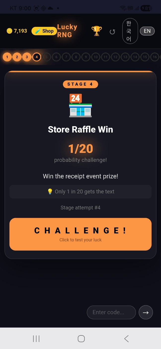 lucky RNG Screenshot5