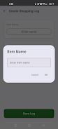 Smart Shopping Log Screenshot1