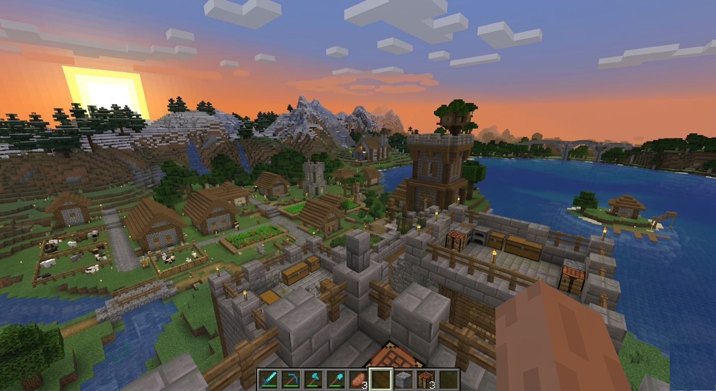 Minicraft: City Craft Building Screenshot2