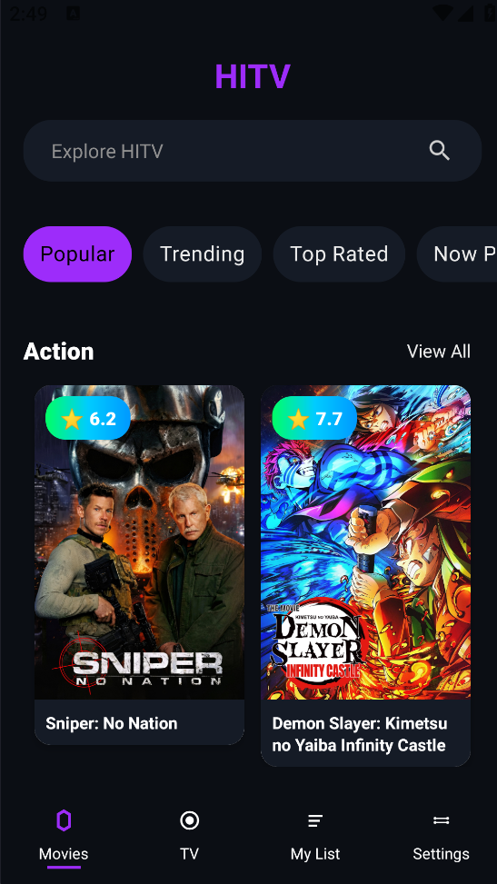 HITV Movies & Series Guide Screenshot1