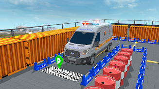 City Ambulance Parking Games Screenshot3