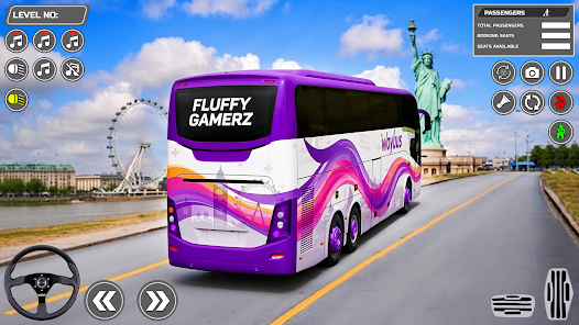 Euro City Bus Driving Games 3D Screenshot2