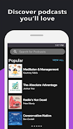 Podcasts Home Screenshot3