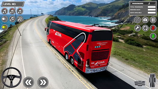 Euro City Bus Driving Games 3D Screenshot1