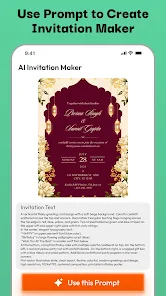 AI Invitation Maker Card Maker Screenshot3