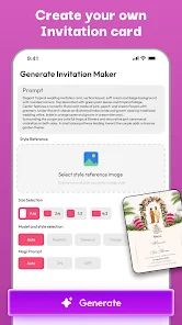 AI Invitation Maker Card Maker Screenshot4