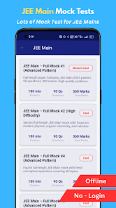 JEE NEET Mock Test Offline-Tej Screenshot6