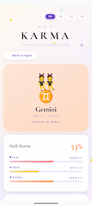 KARMA – Daily Horoscope Screenshot3