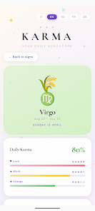KARMA – Daily Horoscope Screenshot2