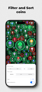 Crypto Bubbles: Market Heatmap Screenshot4