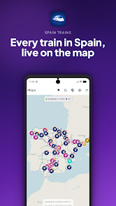Spain Trains Live Map & Travel Screenshot1