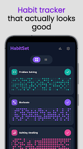 Habit Tracker - HabitSet Screenshot1