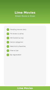 Lime Movies Screenshot1