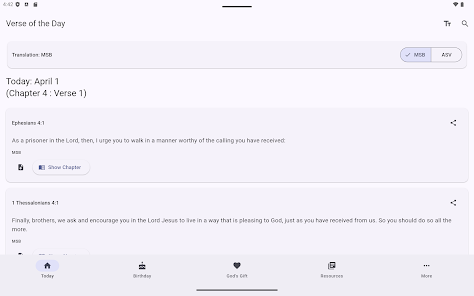 Birthday Verse Evangelism Screenshot4