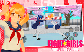 Fight Girls Anime High School Screenshot6