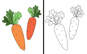 Coloring games vegetable paint Screenshot4