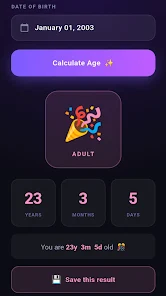 Age Calculator Emoji Screenshot4