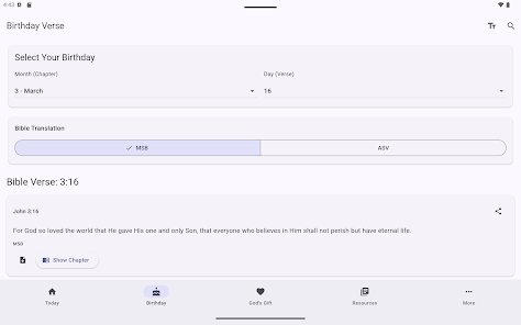 Birthday Verse Evangelism Screenshot5