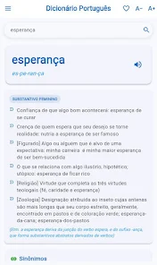 Portuguese Dictionary Screenshot1