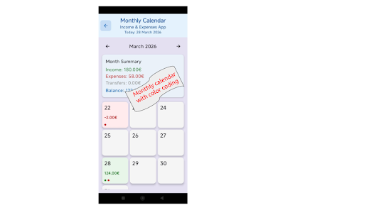 Income - Expenses Screenshot2