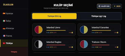 Leagora Football Manager Screenshot1