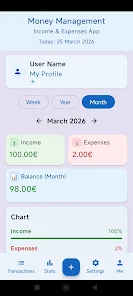 Income - Expenses Screenshot1