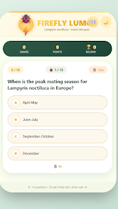 Firefly Lumos: Glowworm Quiz Screenshot3