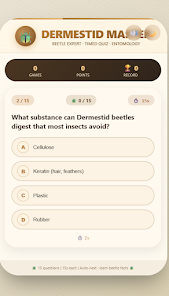Dermestid Master - Beetle Quiz Screenshot3