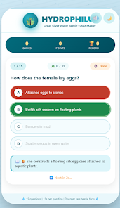 Hydrophilus Quiz: Beetle Screenshot2