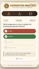 Dermestid Master - Beetle Quiz Screenshot2