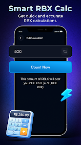 Robox Counter : RBX Calc Screenshot2