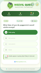 Weevil Master: Mint Snout Quiz Screenshot2