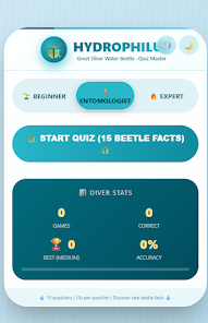 Hydrophilus Quiz: Beetle Screenshot1
