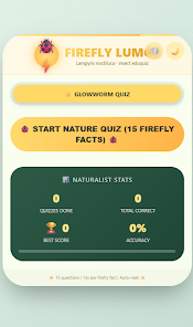 Firefly Lumos: Glowworm Quiz Screenshot1