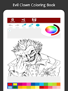 Bad Clown Coloring Book Screenshot9