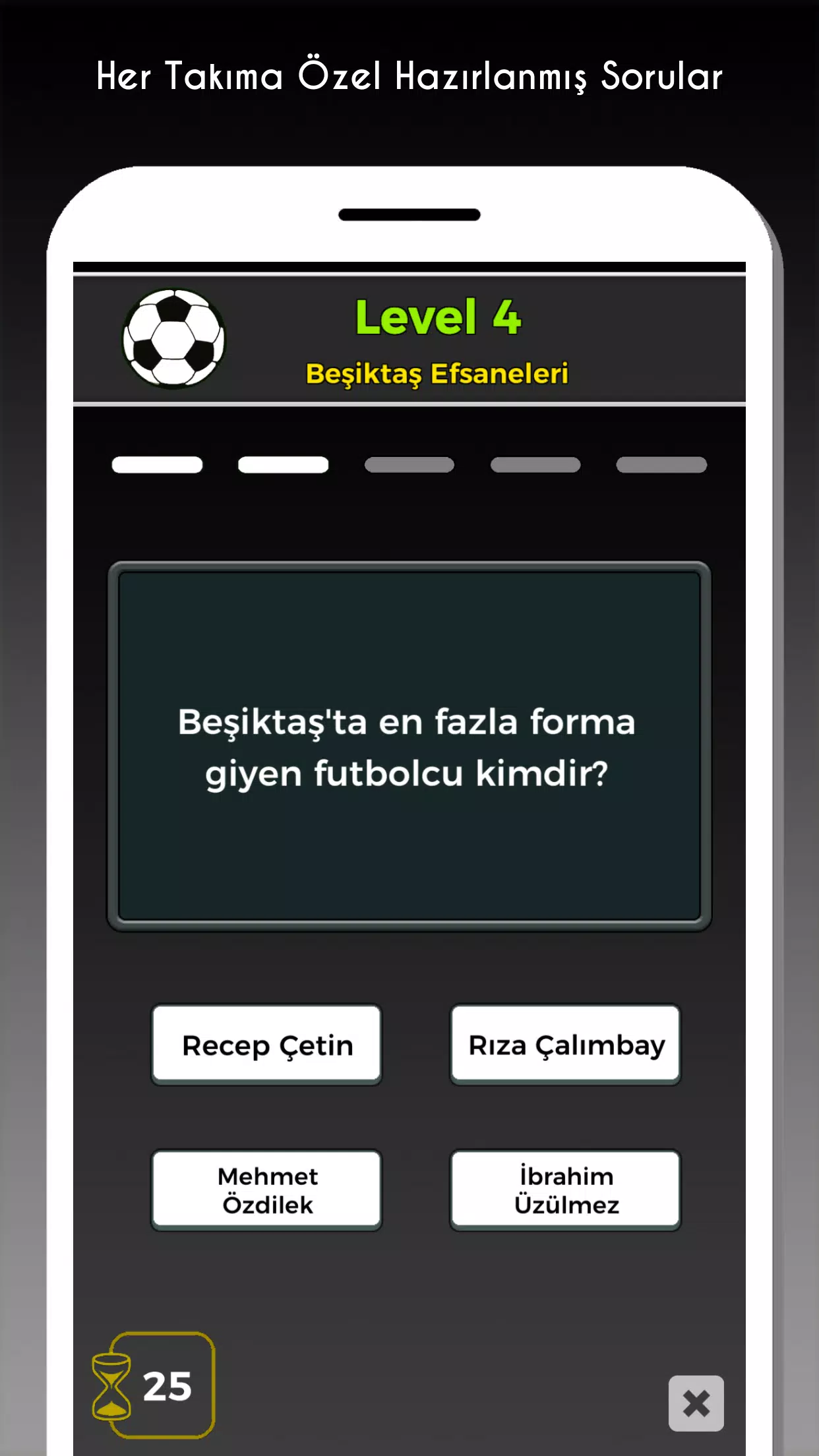 4 Büyük Futbol Bilgi Yarışması Screenshot2