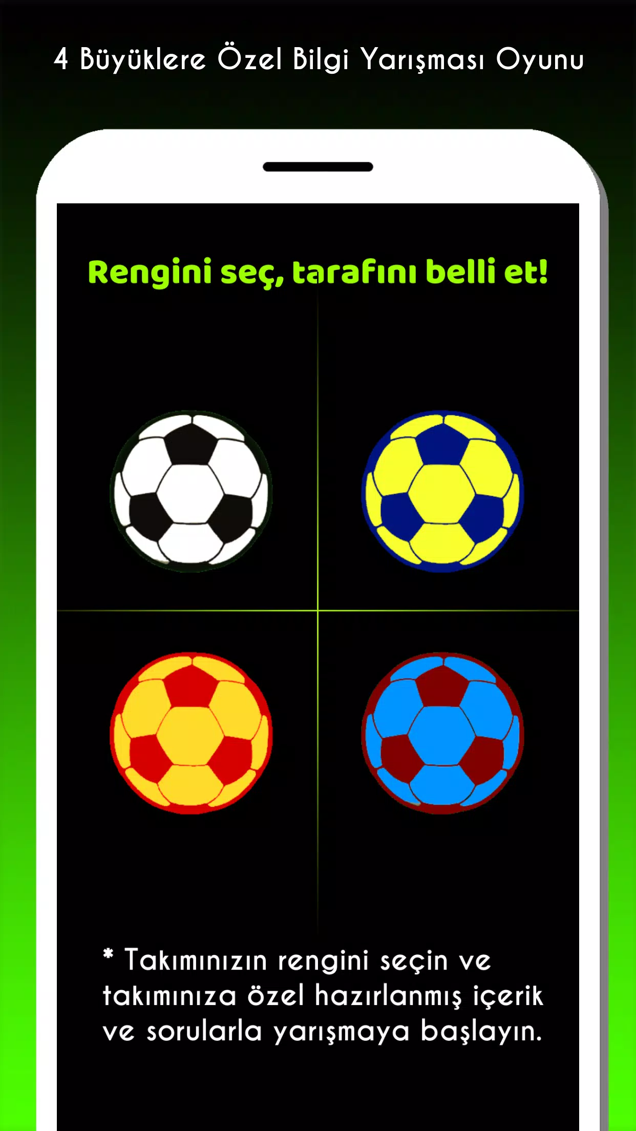 4 Büyük Futbol Bilgi Yarışması Screenshot1