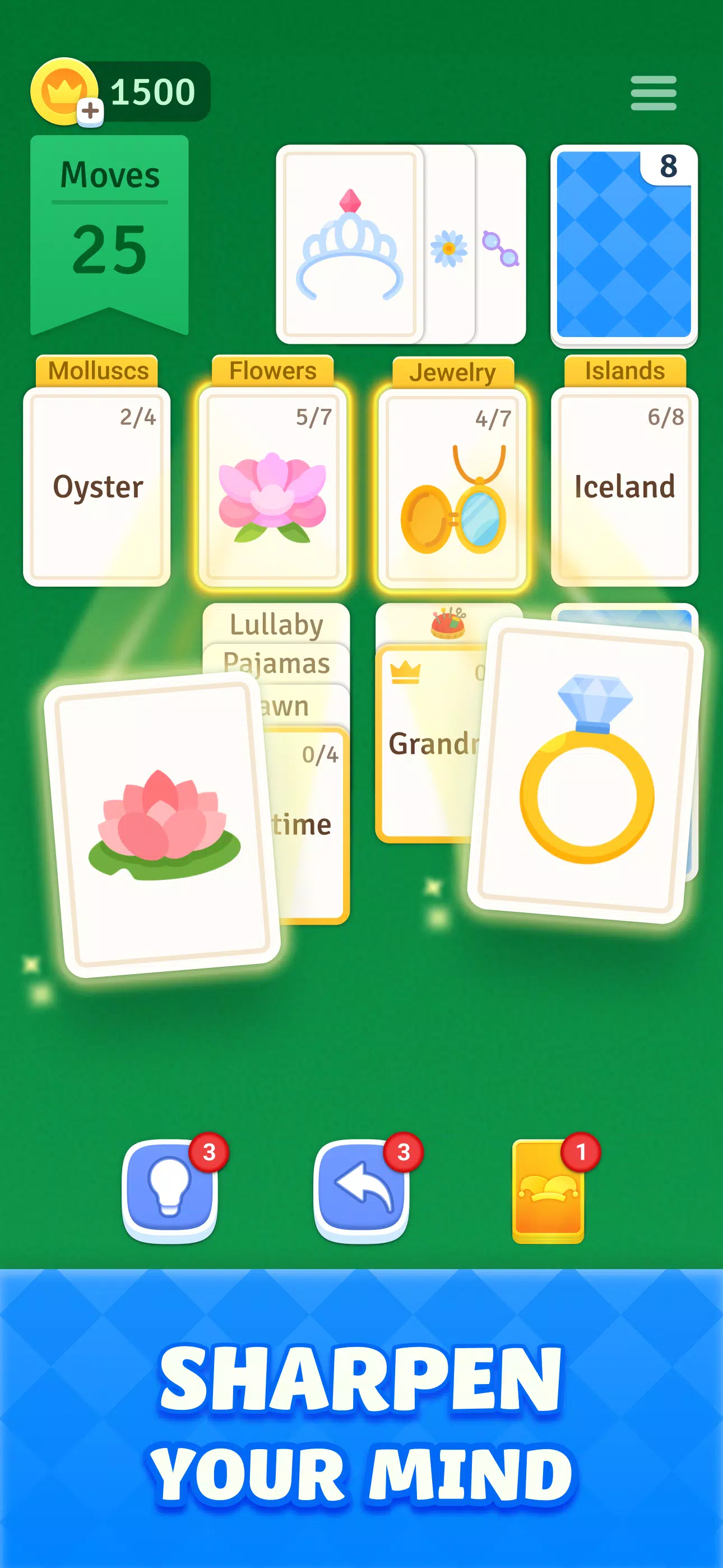 Solitaire Associations Journey Screenshot1