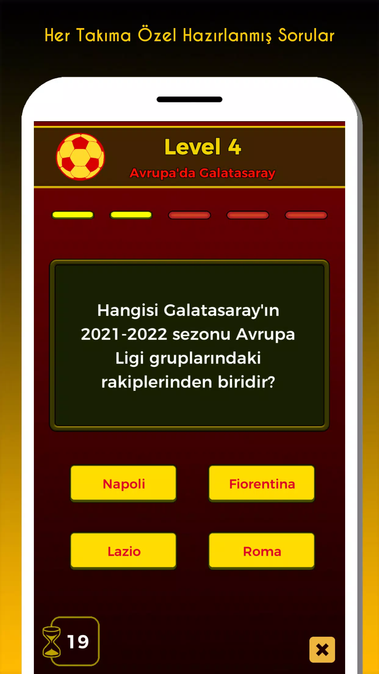 4 Büyük Futbol Bilgi Yarışması Screenshot4
