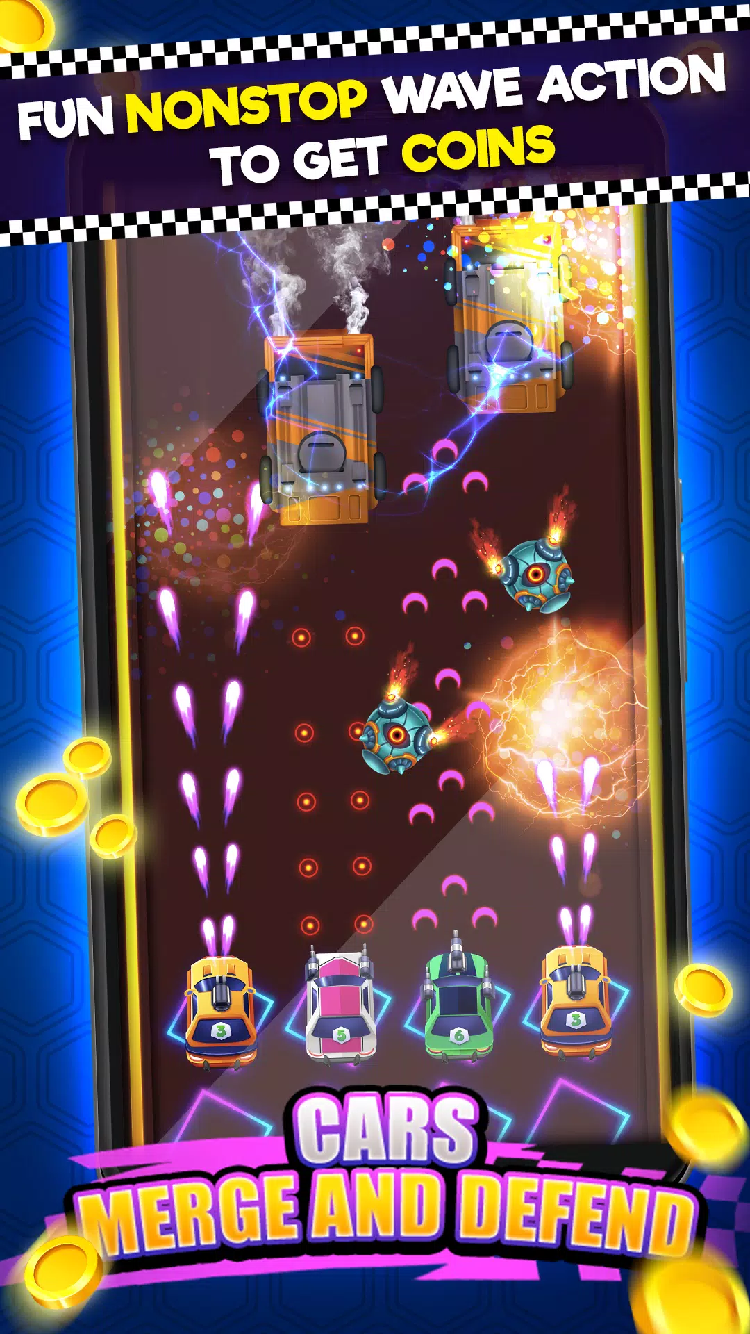 Cars: Merge and Defend Screenshot6