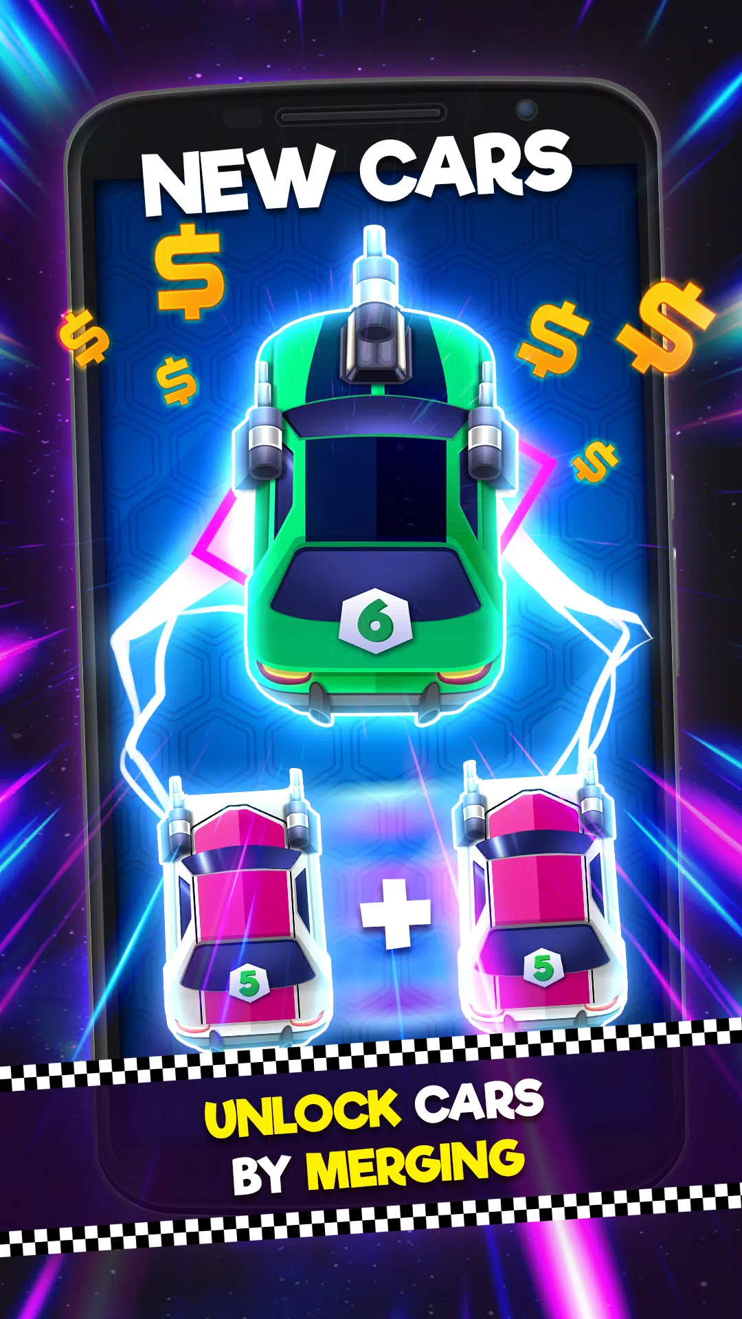 Cars: Merge and Defend Screenshot3