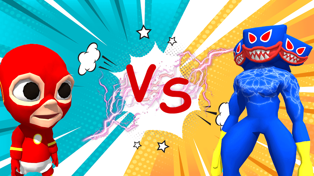 Superhero Blue Monster Color Screenshot6