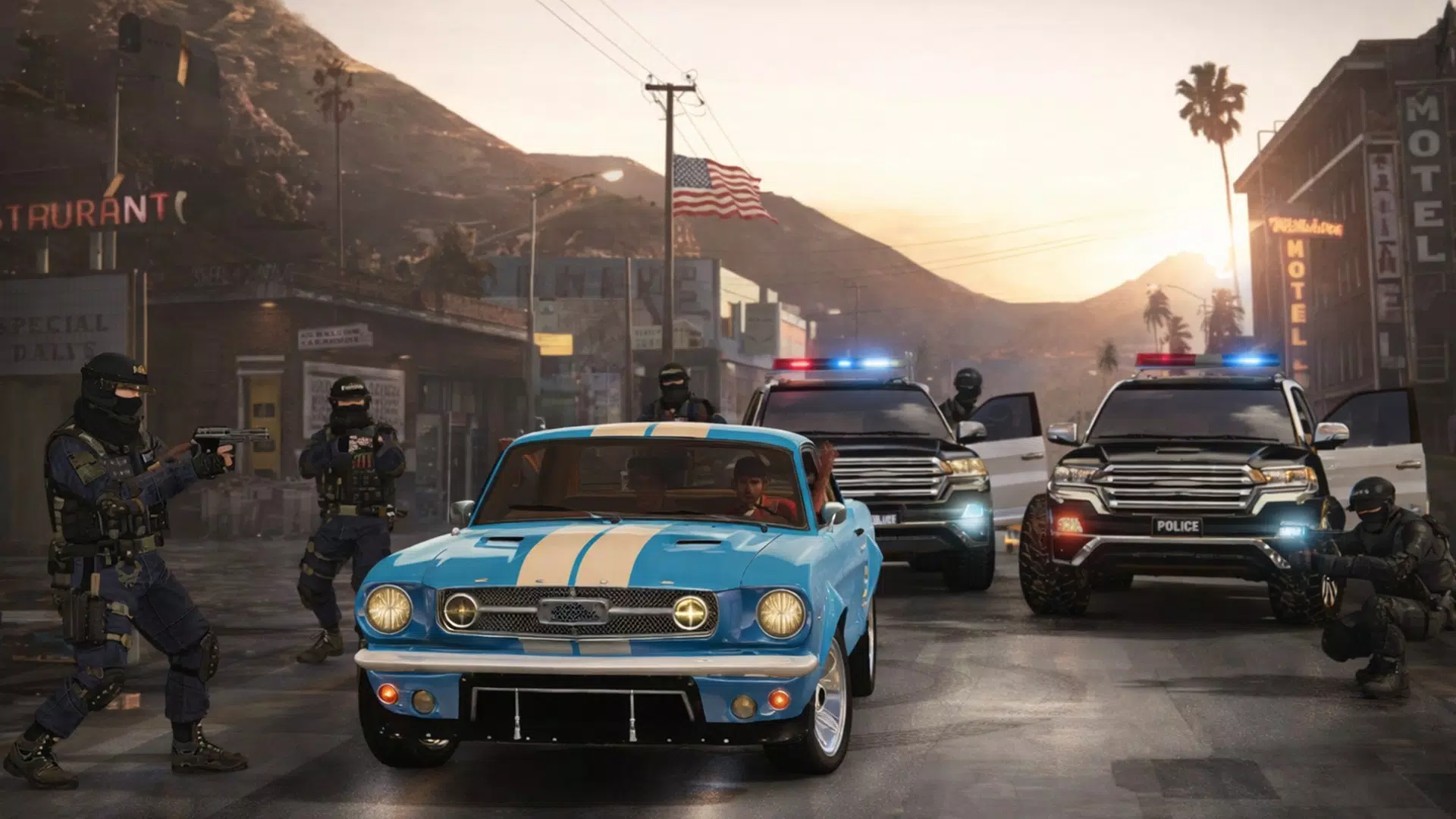 US Police Car Escape Chase Screenshot6